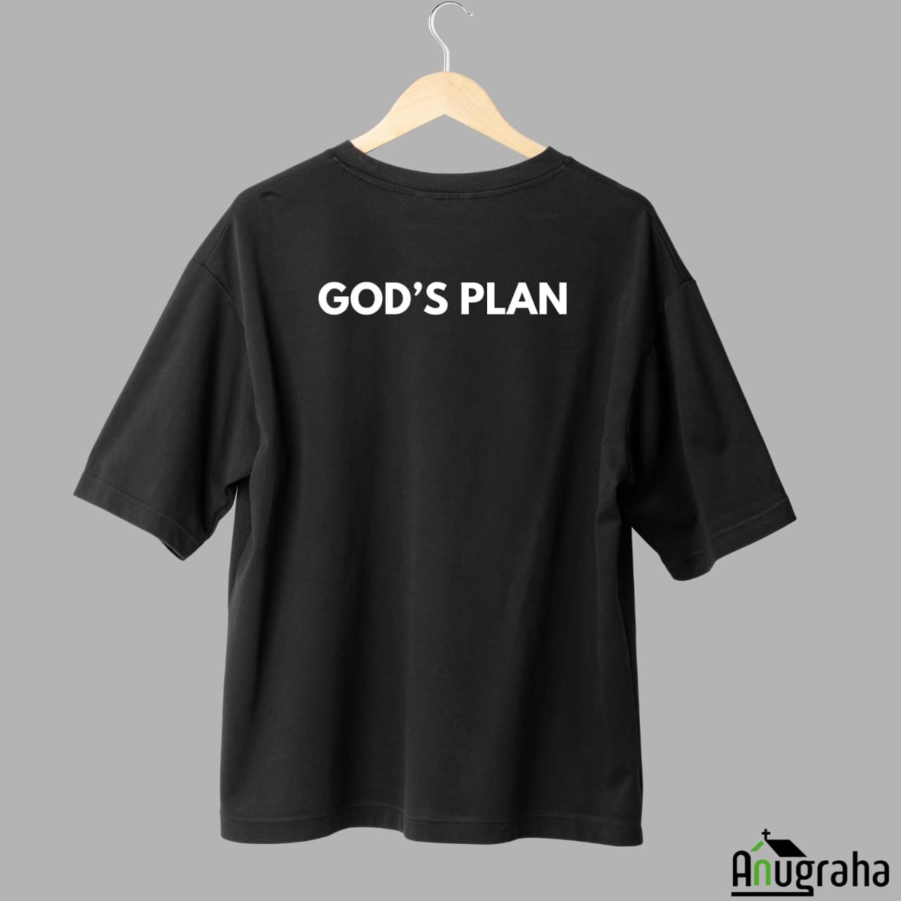 God’s Plan – Classic Black Tee